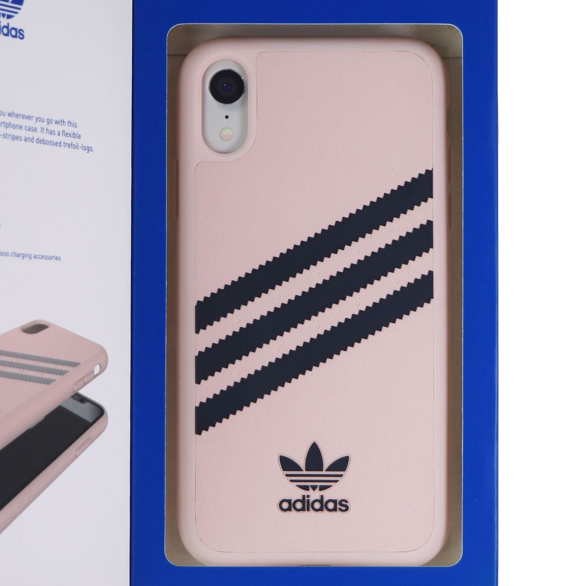 Adidas 3-Stripe Snap Case for Apple iPhone XR - Pink and Gray Cell Phone - Cases, Covers & Skins Adidas    - Simple Cell Bulk Wholesale Pricing - USA Seller