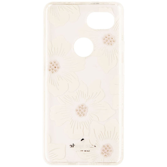 Kate Spade New York Hardshell Case for Google Pixel 2 XL - Clear/White Flowers Cell Phone - Cases, Covers & Skins Kate Spade    - Simple Cell Bulk Wholesale Pricing - USA Seller