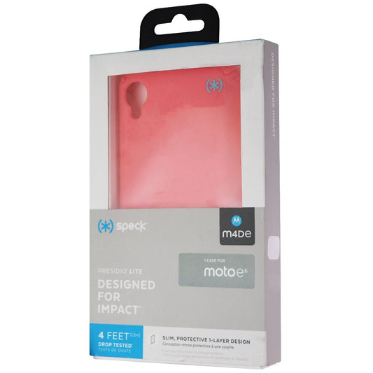 Speck Presidio Lite Series Case for Motorola Moto E6 - Parrot Pink/Skyline Blue Cell Phone - Cases, Covers & Skins Speck    - Simple Cell Bulk Wholesale Pricing - USA Seller