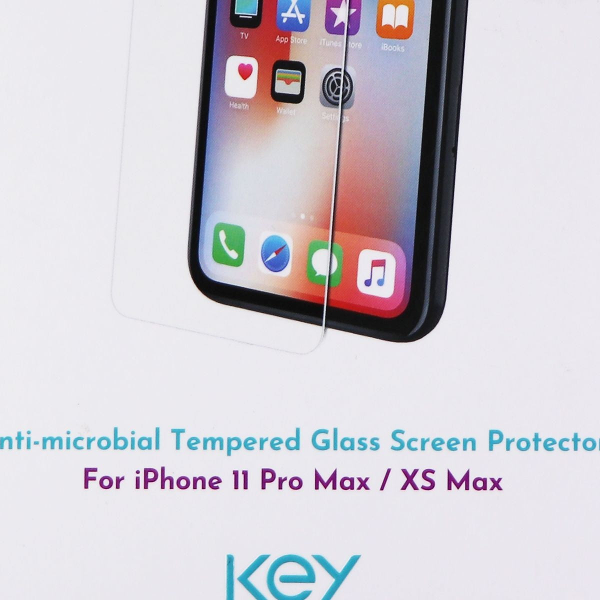 Key Premium Tempered Glass for Apple iPhone 11 Pro Max & Xs Max Cell Phone - Screen Protectors Key    - Simple Cell Bulk Wholesale Pricing - USA Seller