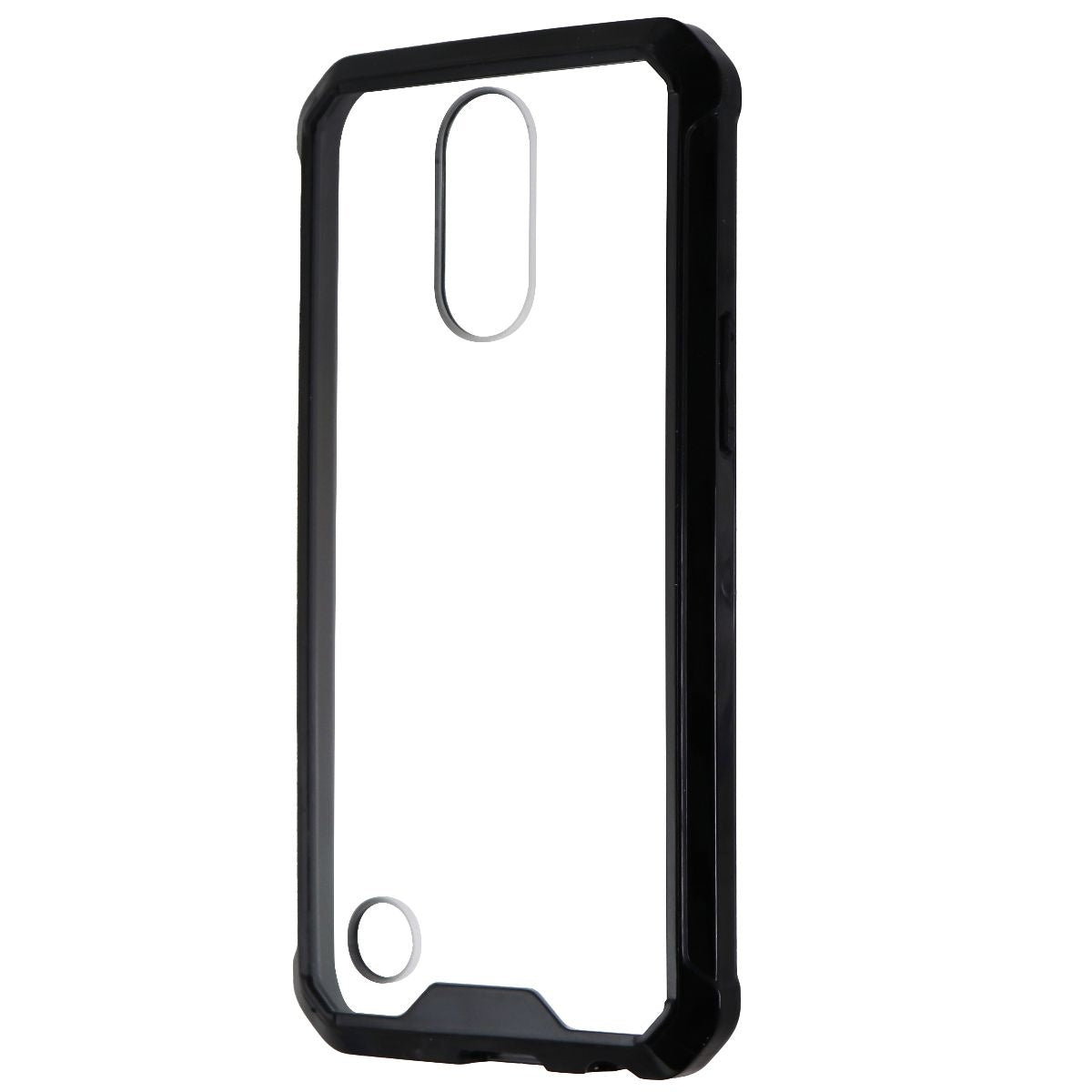 Maetek Design Series Hybrid Case for LG K20V Smartphones - Black / Clear Cell Phone - Cases, Covers & Skins Maetek    - Simple Cell Bulk Wholesale Pricing - USA Seller