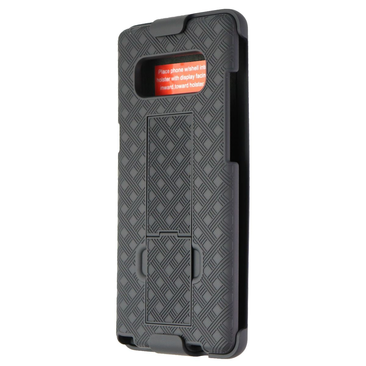 Verizon Shell and Holster Combo Case for Samsung Galaxy Note 8 - Black Cell Phone - Cases, Covers & Skins Versio Mobile    - Simple Cell Bulk Wholesale Pricing - USA Seller