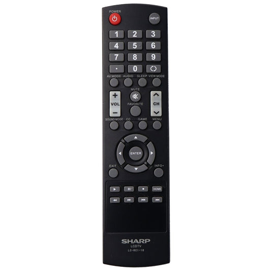 Sharp Remote Control (LC-RC1-16) for Select Hisense/Sharp TVs - Black TV, Video & Audio Accessories - Remote Controls SHARP    - Simple Cell Bulk Wholesale Pricing - USA Seller