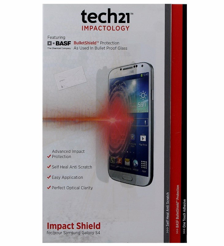 tech21 Impact Shield Anti-Scratch Screen Protector for Samsung Galaxy S4 Cell Phone - Screen Protectors Tech21    - Simple Cell Bulk Wholesale Pricing - USA Seller