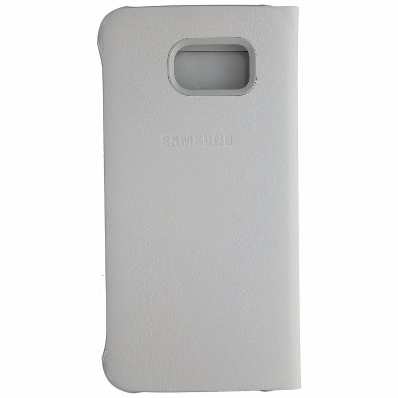 Samsung S-View Flip Cover Case for Samsung Galaxy S6 White Cell Phone - Cases, Covers & Skins Samsung    - Simple Cell Bulk Wholesale Pricing - USA Seller
