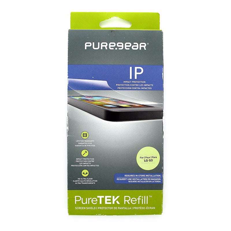 PureGear PureTEK Impact Protection Screen Protector Refill for LG G3 Cell Phone - Screen Protectors PureGear    - Simple Cell Bulk Wholesale Pricing - USA Seller