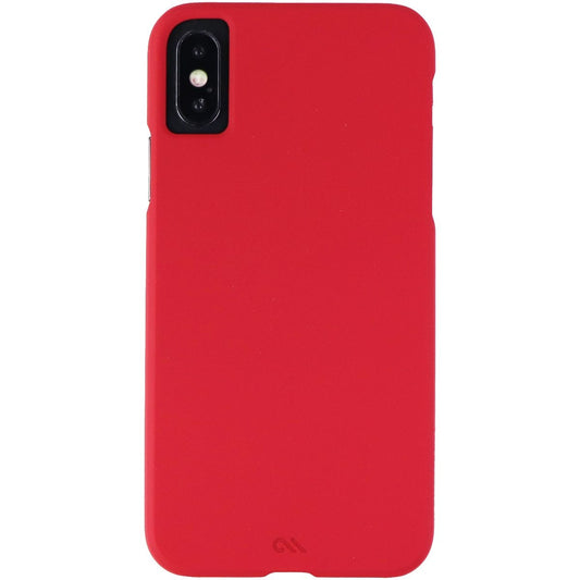 Case-Mate Barely There Slim Leather Case for Apple iPhone XS and X - Red Cell Phone - Cases, Covers & Skins Case-Mate    - Simple Cell Bulk Wholesale Pricing - USA Seller