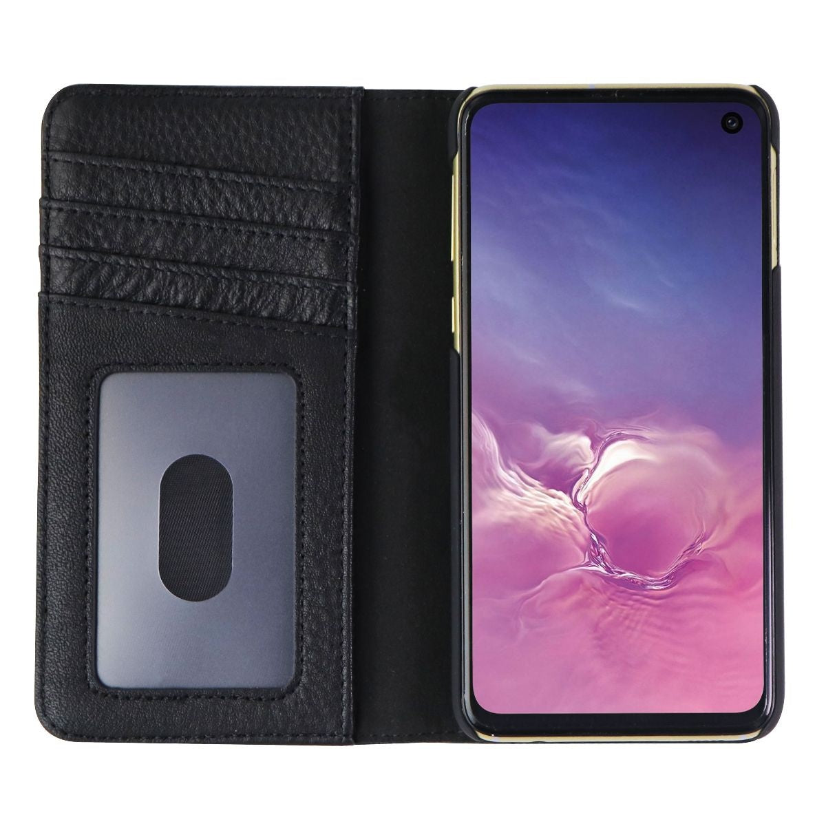 Case-Mate Wallet Folio Phone Case for Samsung Galaxy S10e - Black Leather Cell Phone - Cases, Covers & Skins Case-Mate    - Simple Cell Bulk Wholesale Pricing - USA Seller