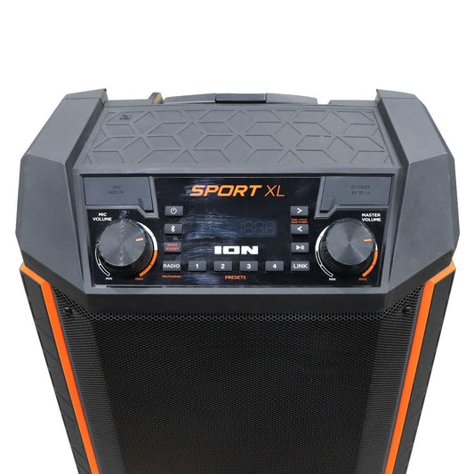 ION Audio Sport XL 8-inch 2-Way Tailgate Portable PA Speaker - Black Portable Audio & Headphones - Portable Stereos, Boomboxes ION Audio    - Simple Cell Bulk Wholesale Pricing - USA Seller