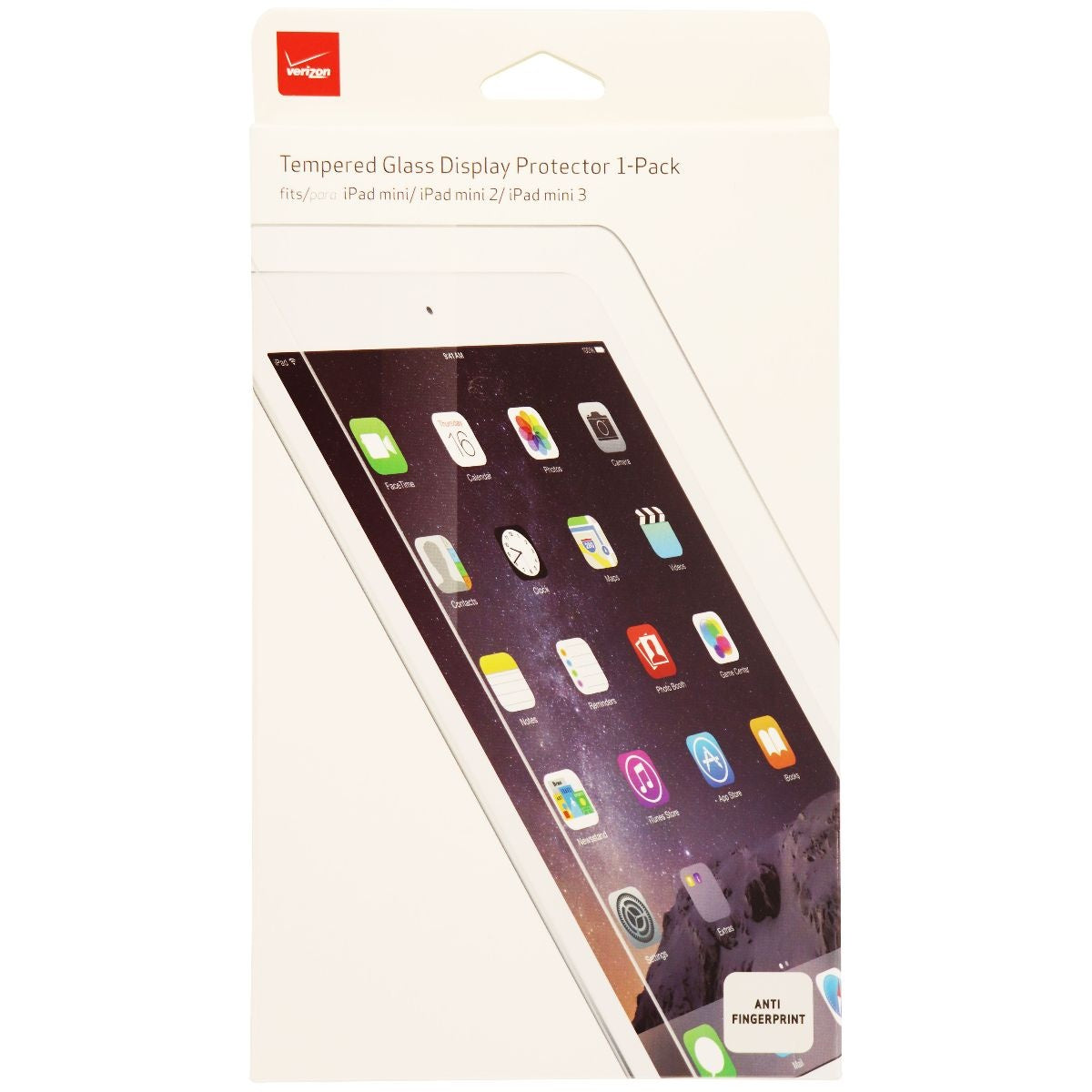 Verizon Tempered Glass Display Protector 1 Pack for iPad mini 1 / 2 / 3 - Clear iPad/Tablet Accessories - Screen Protectors Verizon - Simple Cell Bulk Wholesale Pricing - USA Seller