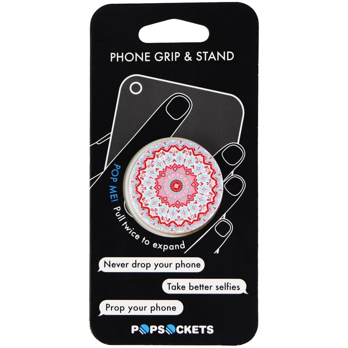 Popsockets Collapsible Phone Grip & Stand for Smartphones - Aztec Mandala Red Cell Phone - Mounts & Holders PopSockets    - Simple Cell Bulk Wholesale Pricing - USA Seller