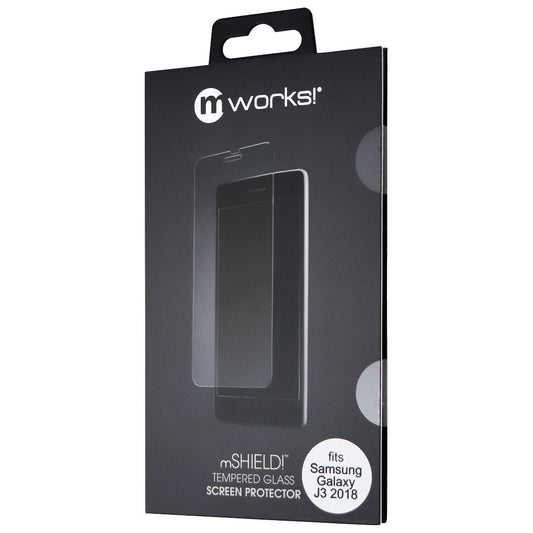 mWorks! mShield! Tempered Glass Screen for Samsung Galaxy J3 (2018) - Clear Cell Phone - Screen Protectors mWorks!    - Simple Cell Bulk Wholesale Pricing - USA Seller