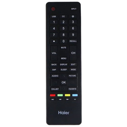 Haier OEM Remote Control - Black (HTR-A18M) TV, Video & Audio Accessories - Remote Controls Haier    - Simple Cell Bulk Wholesale Pricing - USA Seller