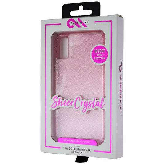 Case-Mate Sheer Crystal Case for Apple iPhone Xs/X - Crystal Blush Cell Phone - Cases, Covers & Skins Case-Mate    - Simple Cell Bulk Wholesale Pricing - USA Seller