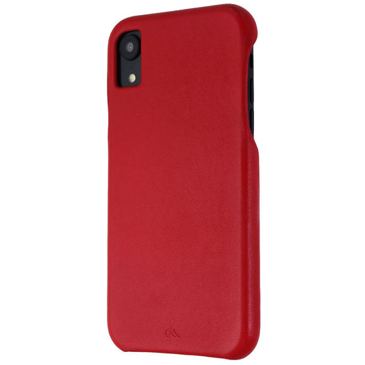 Case-Mate Hardshell Leather Case for Apple iPhone XR - Cardinal Red Leather Cell Phone - Cases, Covers & Skins Case-Mate    - Simple Cell Bulk Wholesale Pricing - USA Seller