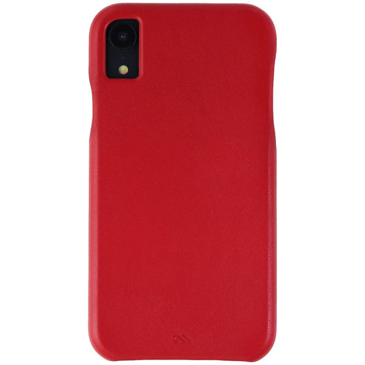 Case-Mate Hardshell Leather Case for Apple iPhone XR - Cardinal Red Leather Cell Phone - Cases, Covers & Skins Case-Mate    - Simple Cell Bulk Wholesale Pricing - USA Seller