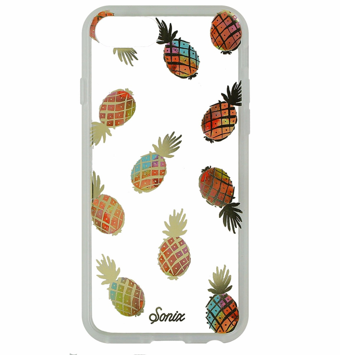 Sonix Clear Coat Case for iPhone 7 Plus / 6s Plus / 6 Plus - Clear / Pineapples Cell Phone - Cases, Covers & Skins Sonix    - Simple Cell Bulk Wholesale Pricing - USA Seller