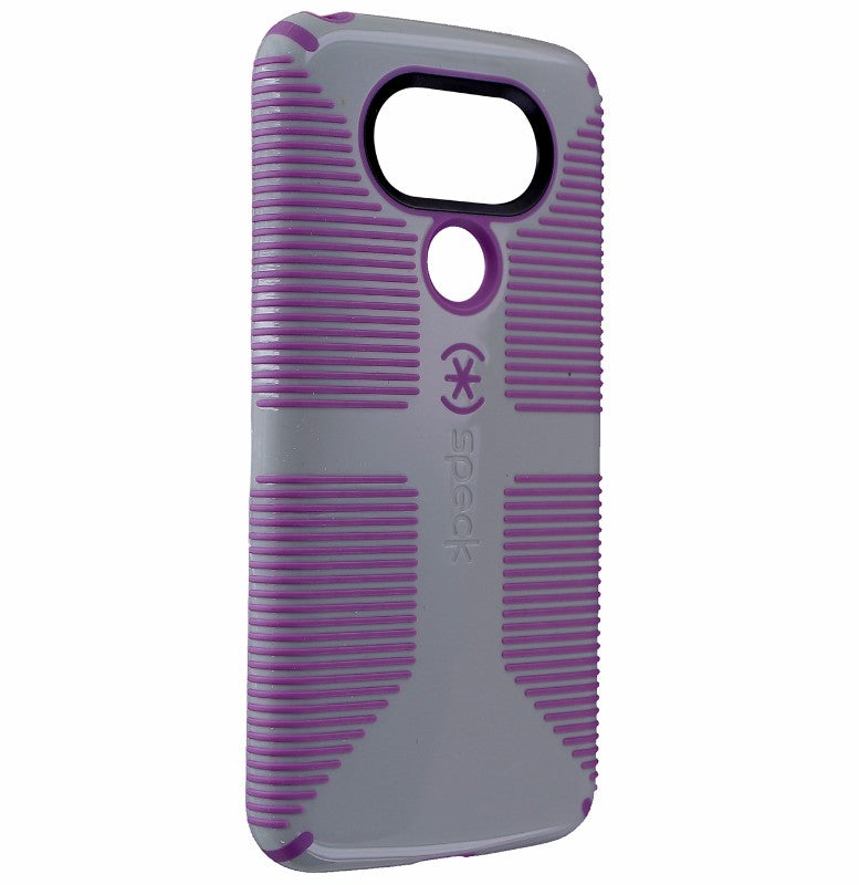 Speck CandyShell Grip Series Protective Case for LG G5 Smartphone - Gray/Purple Cell Phone - Cases, Covers & Skins Speck    - Simple Cell Bulk Wholesale Pricing - USA Seller