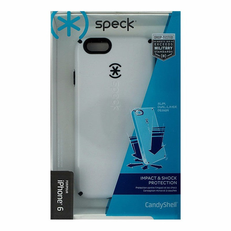 Speck CandyShell Series Hard Case for Apple iPhone 6s/6 - White Cell Phone - Cases, Covers & Skins Speck    - Simple Cell Bulk Wholesale Pricing - USA Seller