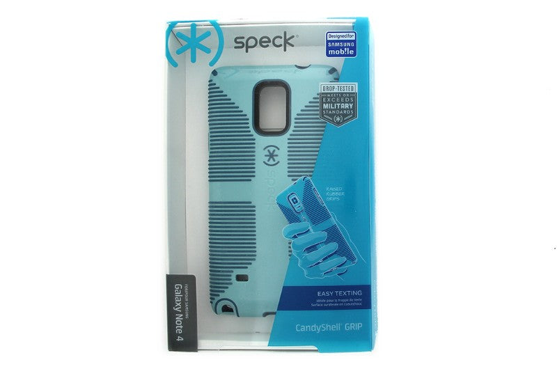 Speck CandyShell Grip Case for Samsung Galaxy Note4 Blue Cell Phone - Cases, Covers & Skins Speck    - Simple Cell Bulk Wholesale Pricing - USA Seller
