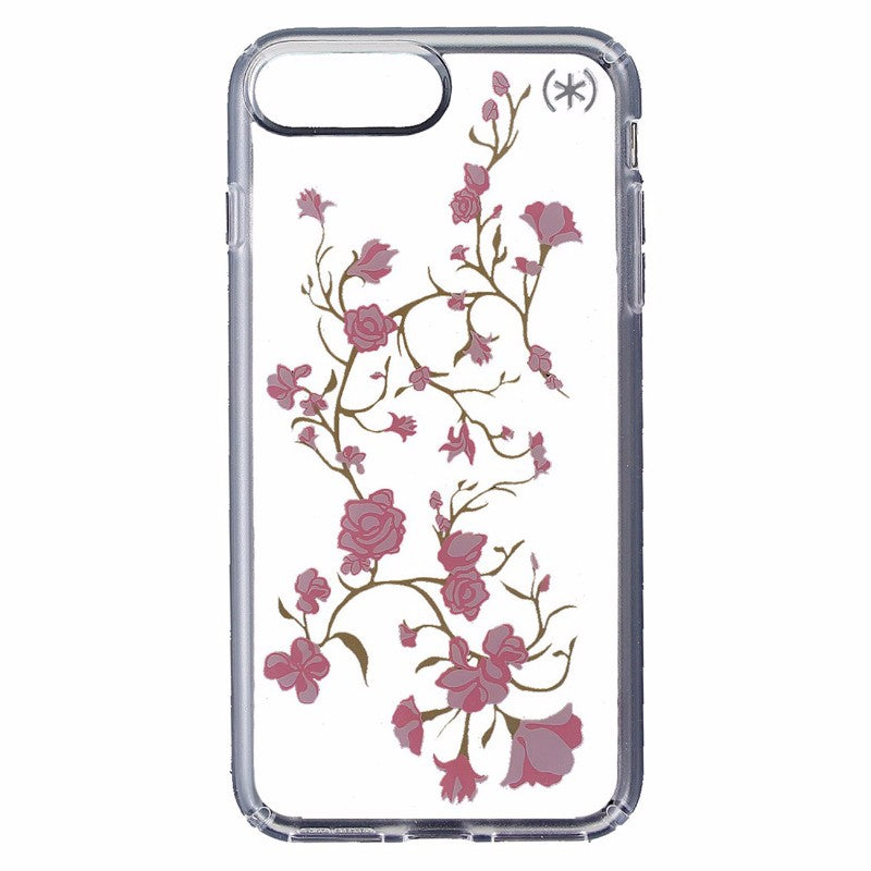 Speck Presidio Clear Print Hybrid Case for iPhone 7 Plus - Clear / Pink Flowers Cell Phone - Cases, Covers & Skins Speck    - Simple Cell Bulk Wholesale Pricing - USA Seller