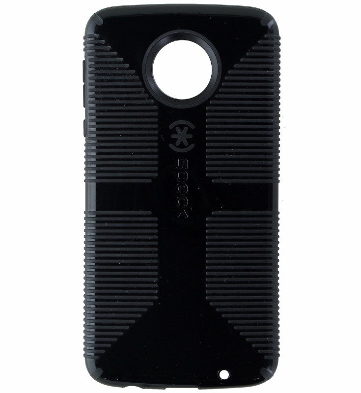 Speck CandyShell Grip Series Case Cover for Motorola Moto Z Droid - Black / Gray Cell Phone - Cases, Covers & Skins Speck    - Simple Cell Bulk Wholesale Pricing - USA Seller