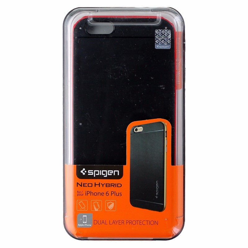 Spigen Neo Hybrid Case for Apple iPhone 6 Plus/6s Plus - Black/Red Cell Phone - Cases, Covers & Skins Spigen    - Simple Cell Bulk Wholesale Pricing - USA Seller
