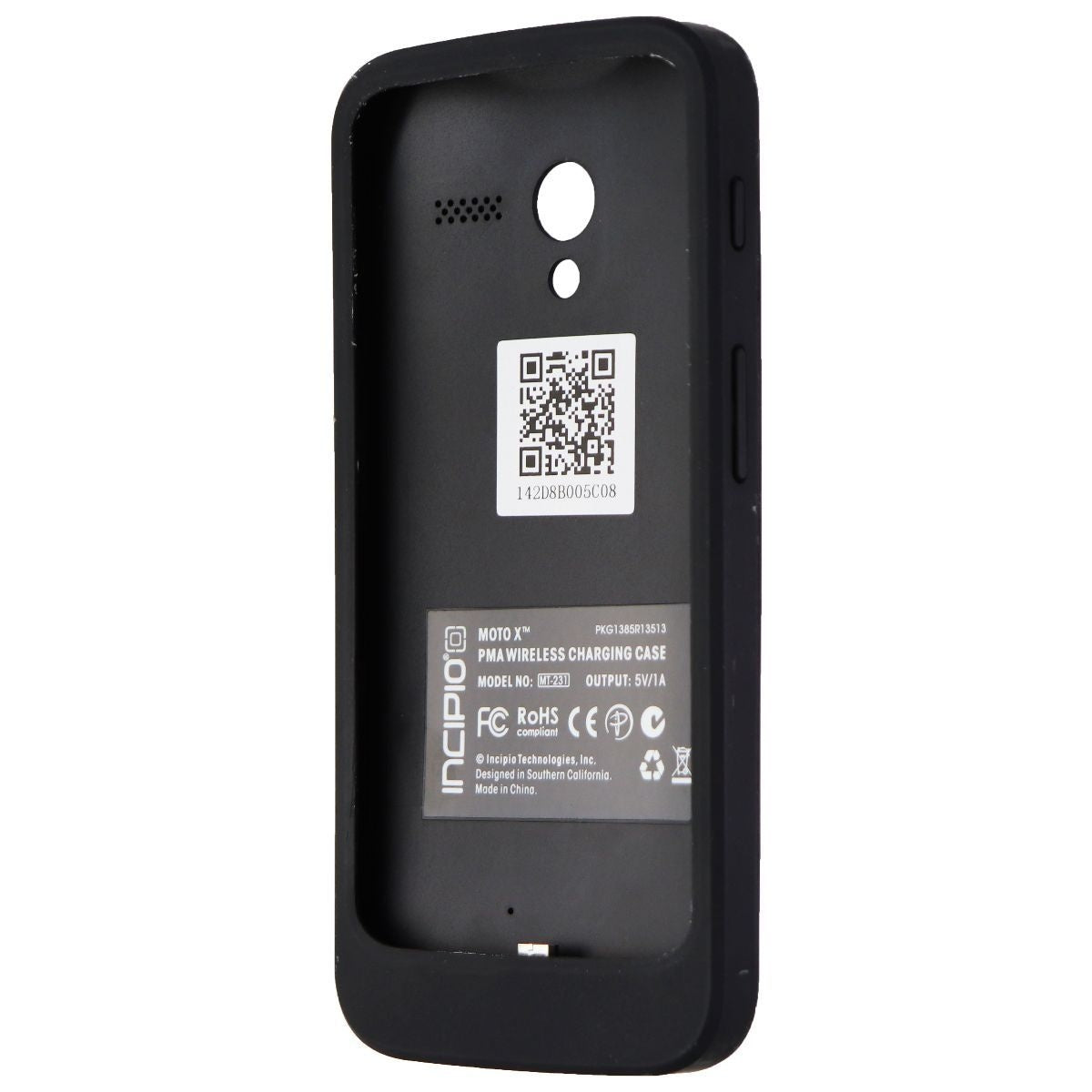 Incipio Wireless PMA Charging Case for Motorola Moto X - Black Cell Phone - Cases, Covers & Skins Incipio    - Simple Cell Bulk Wholesale Pricing - USA Seller