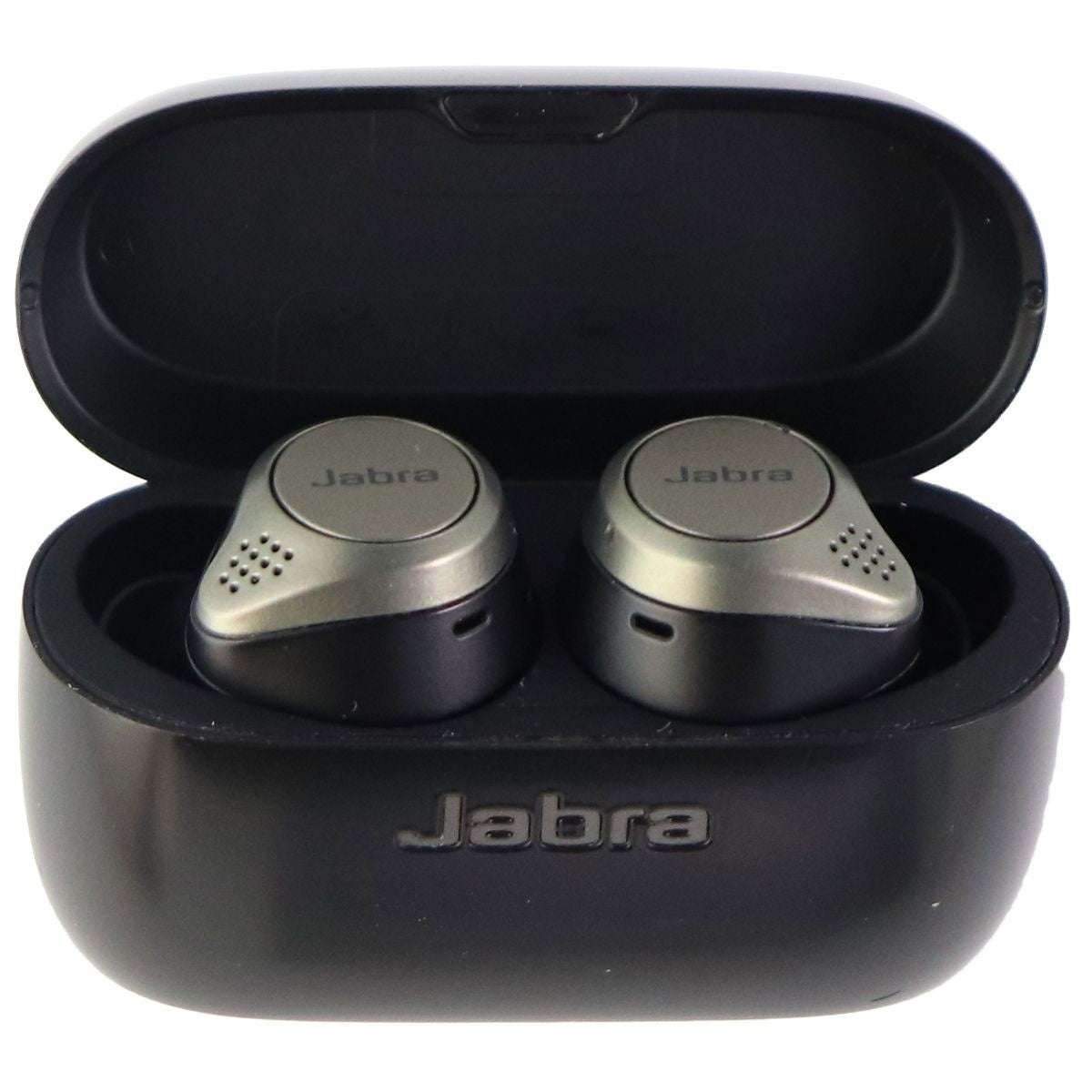 Jabra Elite 75t Earbuds True Wireless Earbuds w/ Charging Case - Titanium Black Portable Audio - Headphones Jabra    - Simple Cell Bulk Wholesale Pricing - USA Seller