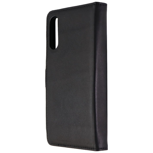 Uunique London Genuine Leather Folio Case for Samsung Galaxy A50 - Black Cell Phone - Cases, Covers & Skins Uunique London    - Simple Cell Bulk Wholesale Pricing - USA Seller