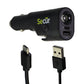 Secur 6-in-1 Car Charger (SP-4003) - Black Cell Phone - Chargers & Cradles Secur    - Simple Cell Bulk Wholesale Pricing - USA Seller