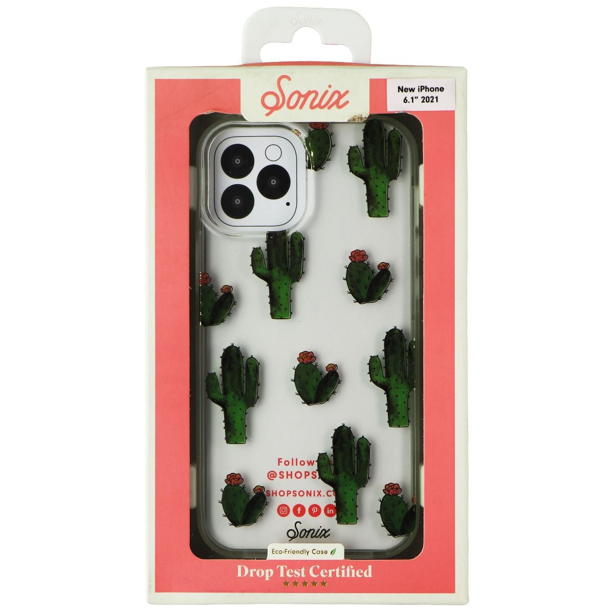 Sonix Clear Case for Apple iPhone 13 - Prickly Pear Cell Phone - Cases, Covers & Skins Sonix    - Simple Cell Bulk Wholesale Pricing - USA Seller