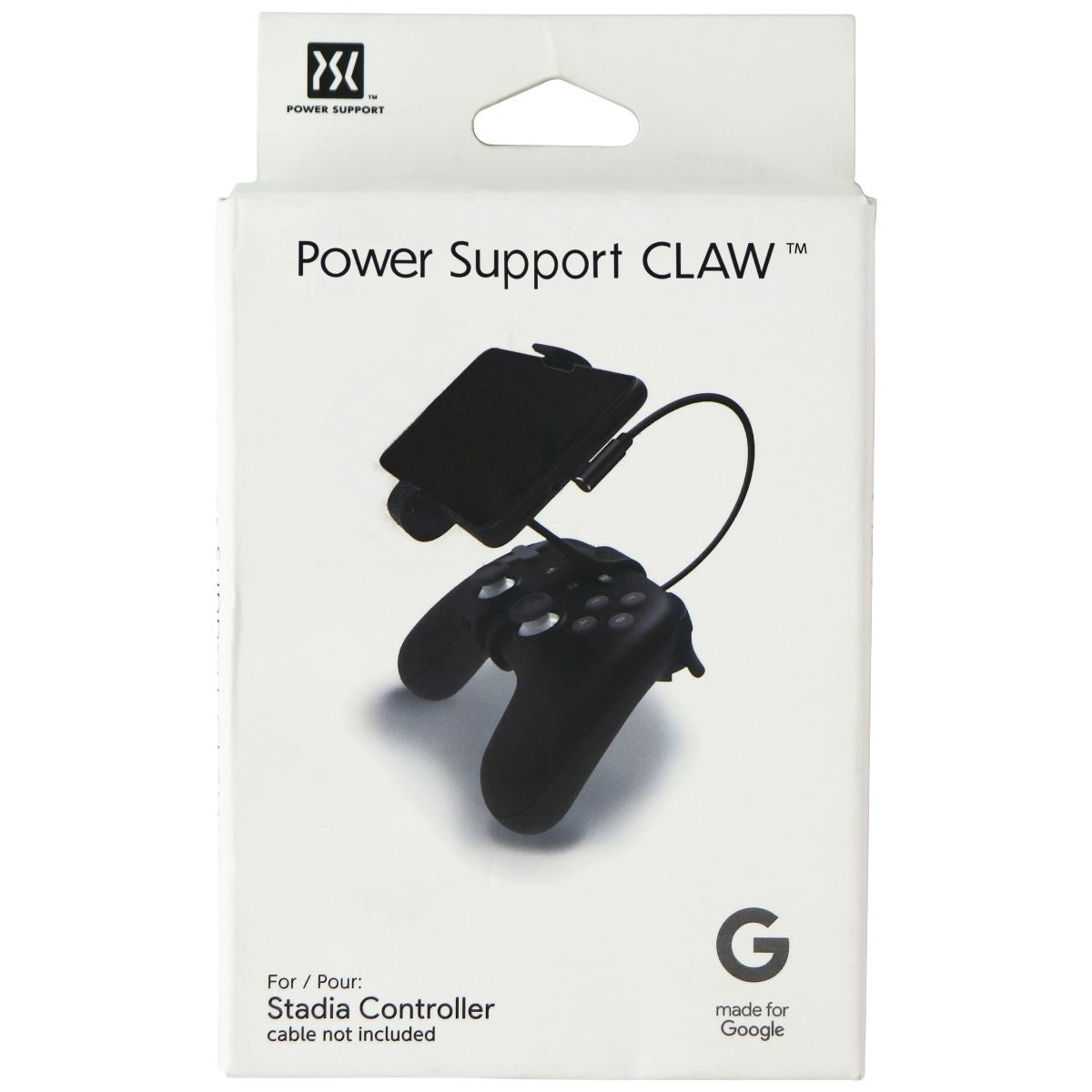Power Support Claw for Google Stadia Controller - Black Gaming/Console - Other Accessories Power Support - Simple Cell Bulk Wholesale Pricing - USA Seller