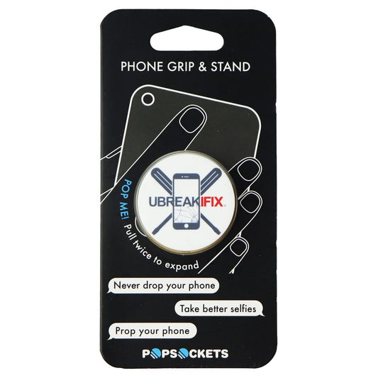PopSockets Phone Grip with Expanding Kickstand - UBREAKIFIX Logo Cell Phone - Mounts & Holders PopSockets    - Simple Cell Bulk Wholesale Pricing - USA Seller