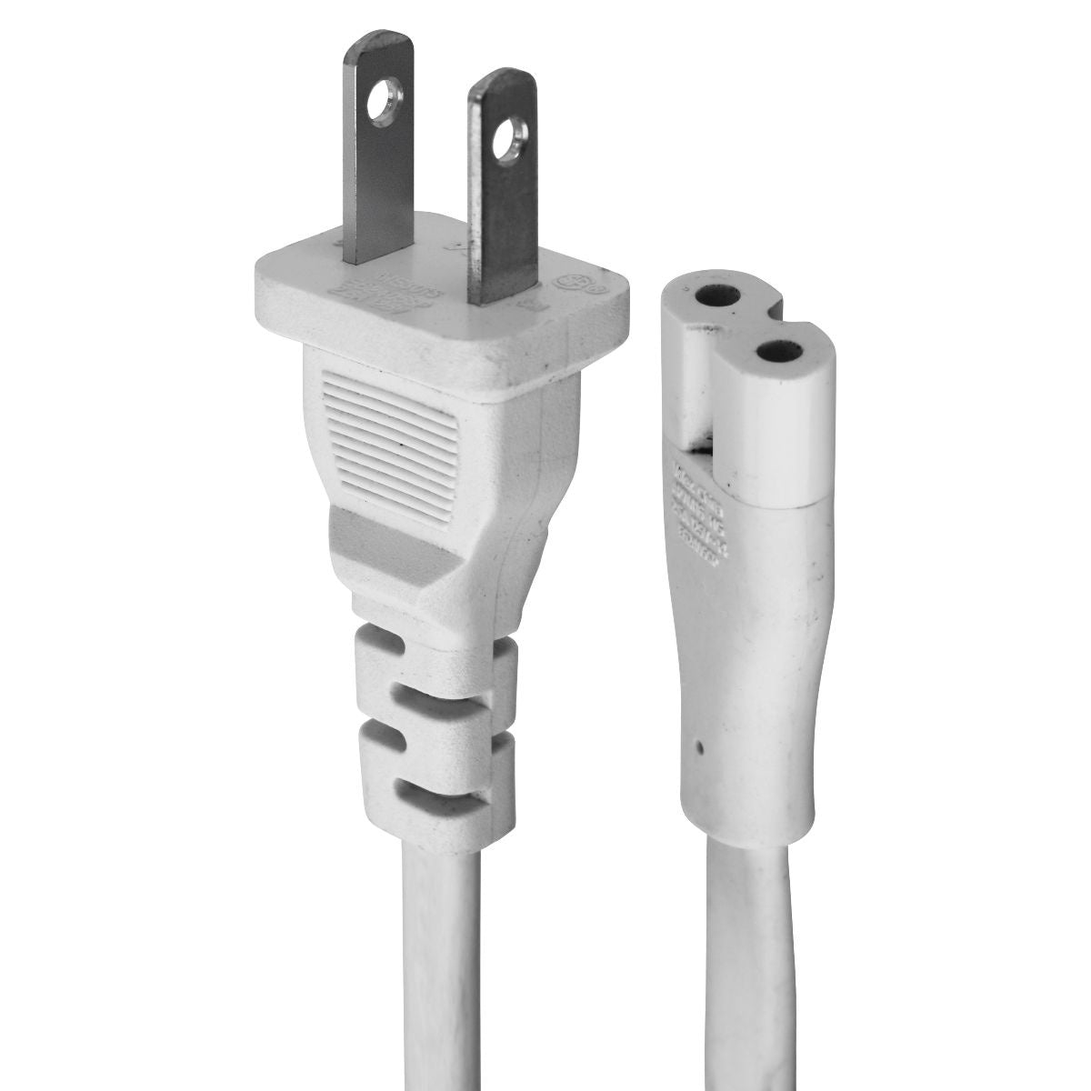 Volex 2-Prong (2.5A/125V) Power Cable - White (APC7M16) Multipurpose Batteries & Power - Multipurpose AC to DC Adapters Volex    - Simple Cell Bulk Wholesale Pricing - USA Seller