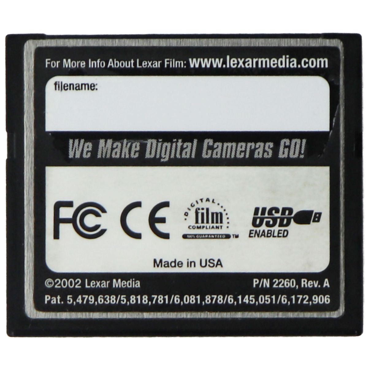 Lexar (256 MB) Professional Compact Flash 40x Memory Card Cell Phone - Memory Cards Lexar    - Simple Cell Bulk Wholesale Pricing - USA Seller