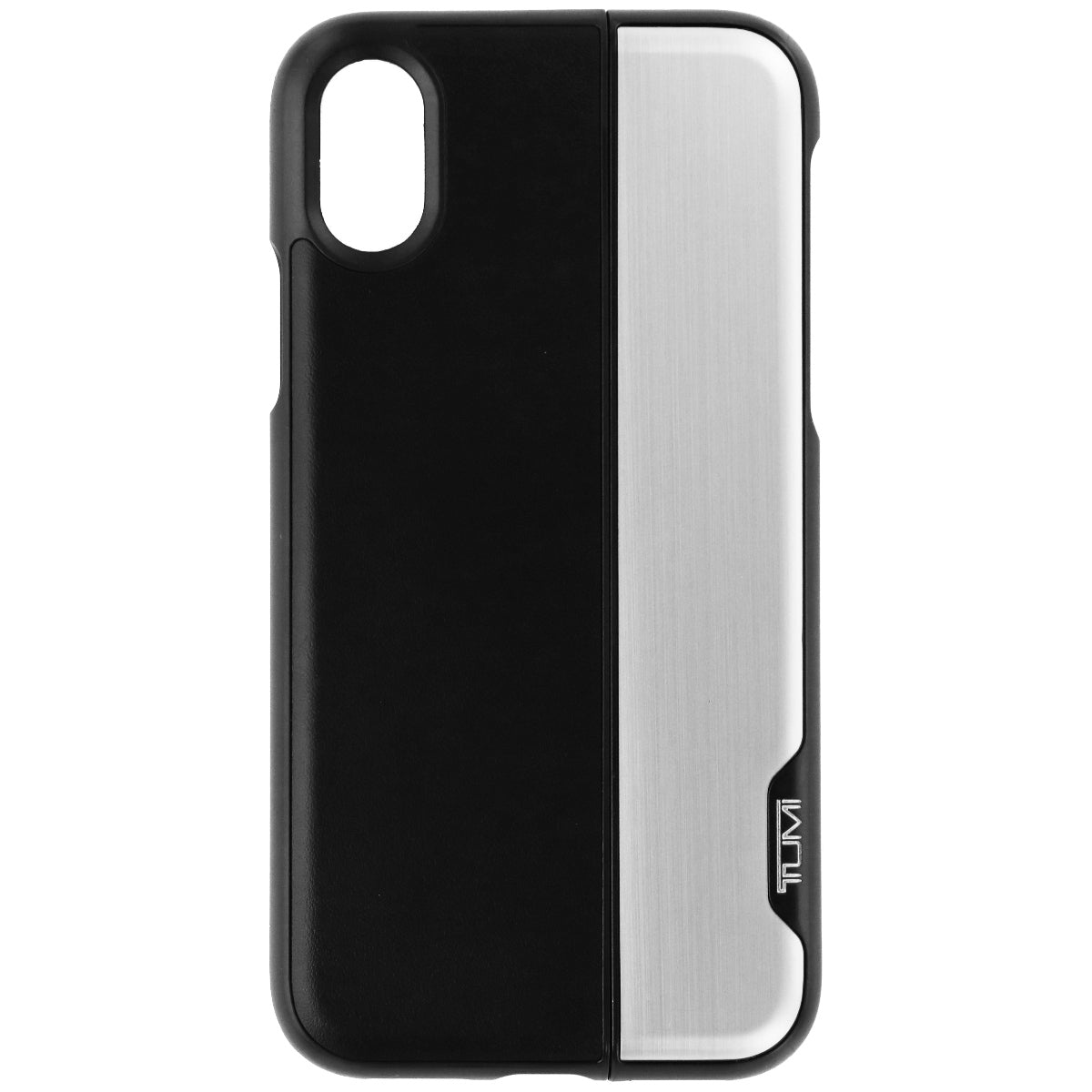 Tumi Vertical Slider Case Series Cover for Apple iPhone Xs/X - Black / Silver Cell Phone - Cases, Covers & Skins Tumi    - Simple Cell Bulk Wholesale Pricing - USA Seller