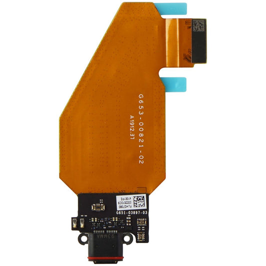 Replacement Part - Charge Port Flex Cable for Google Pixel 4 XL - Black/Orange Cell Phone - Replacement Parts & Tools Unbranded    - Simple Cell Bulk Wholesale Pricing - USA Seller