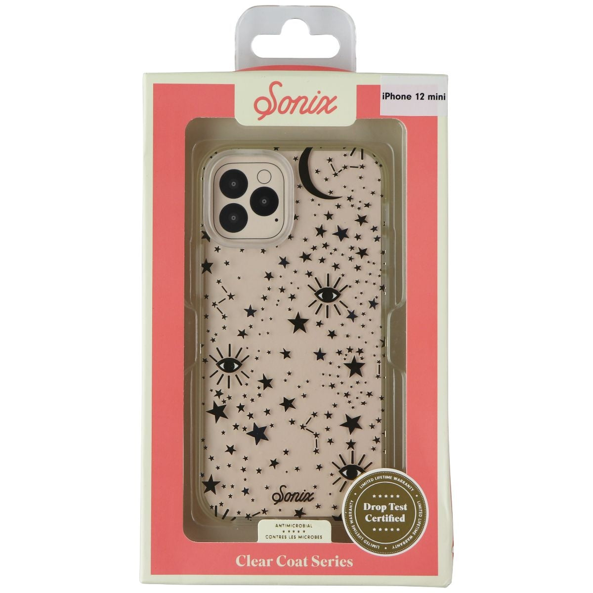 Sonix Clear Coat Series Case for Apple iPhone 12 Mini - Gold Cosmic Stars Cell Phone - Cases, Covers & Skins Sonix    - Simple Cell Bulk Wholesale Pricing - USA Seller