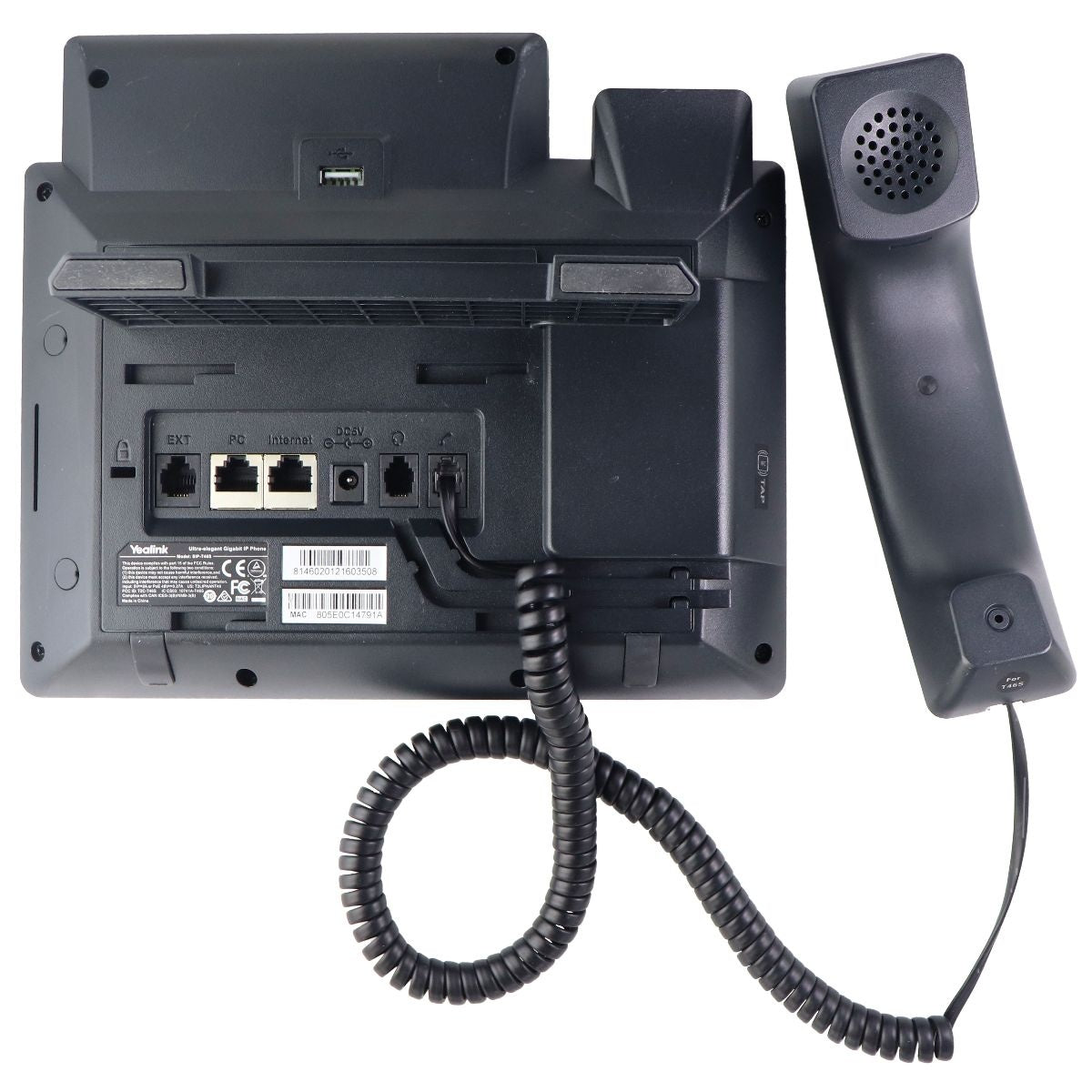 Yealink T46S IP Phone with 4.3-inch LCD and up to 16 Lines - Black Home Telephones & Accessories - Corded Telephones Yealink    - Simple Cell Bulk Wholesale Pricing - USA Seller