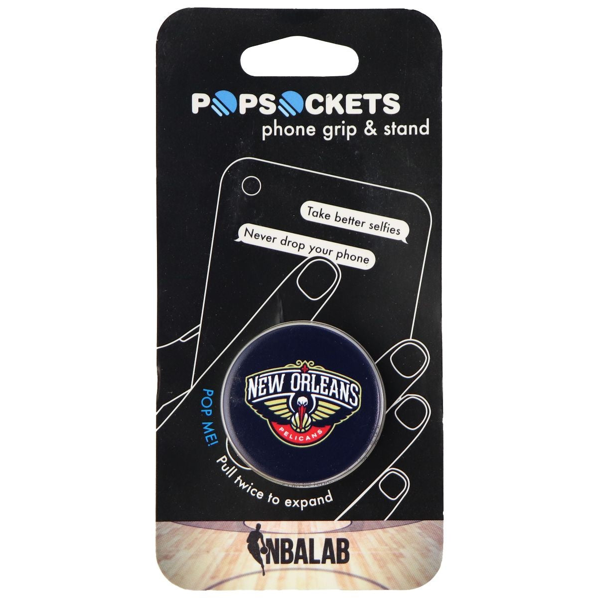 PopSockets Grip & Stand for Phones/Tablets - NBA New Orleans Pelicans Cell Phone - Mounts & Holders PopSockets    - Simple Cell Bulk Wholesale Pricing - USA Seller