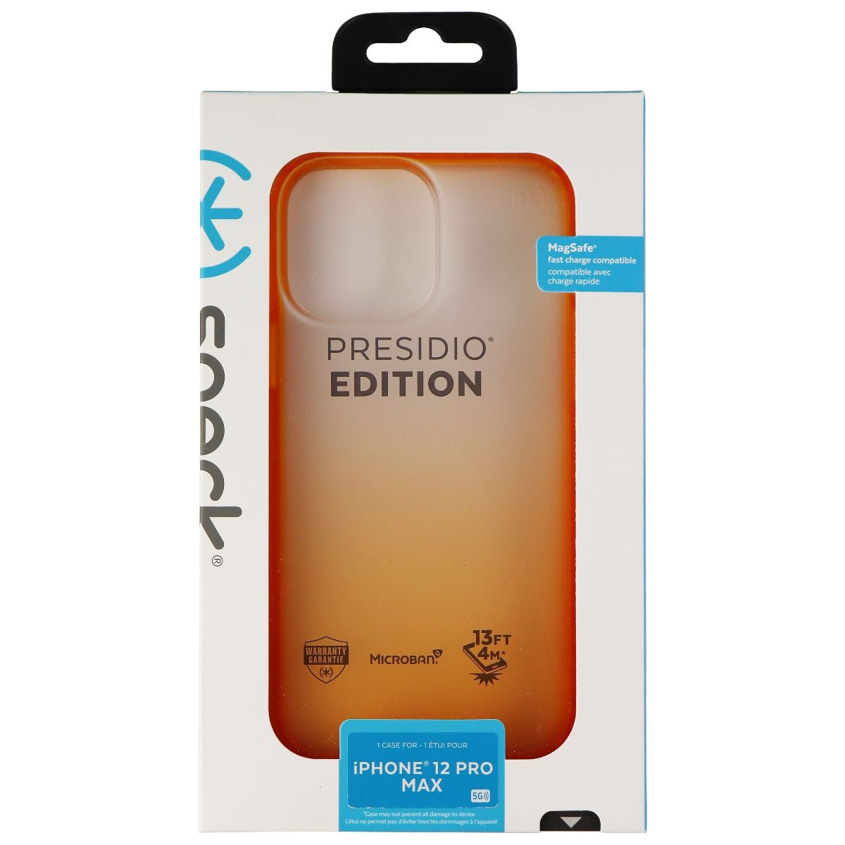 Speck Presidio Edition Hard Case for Apple iPhone 12 Pro Max - Orange Fade/Frost Cell Phone - Cases, Covers & Skins Speck    - Simple Cell Bulk Wholesale Pricing - USA Seller