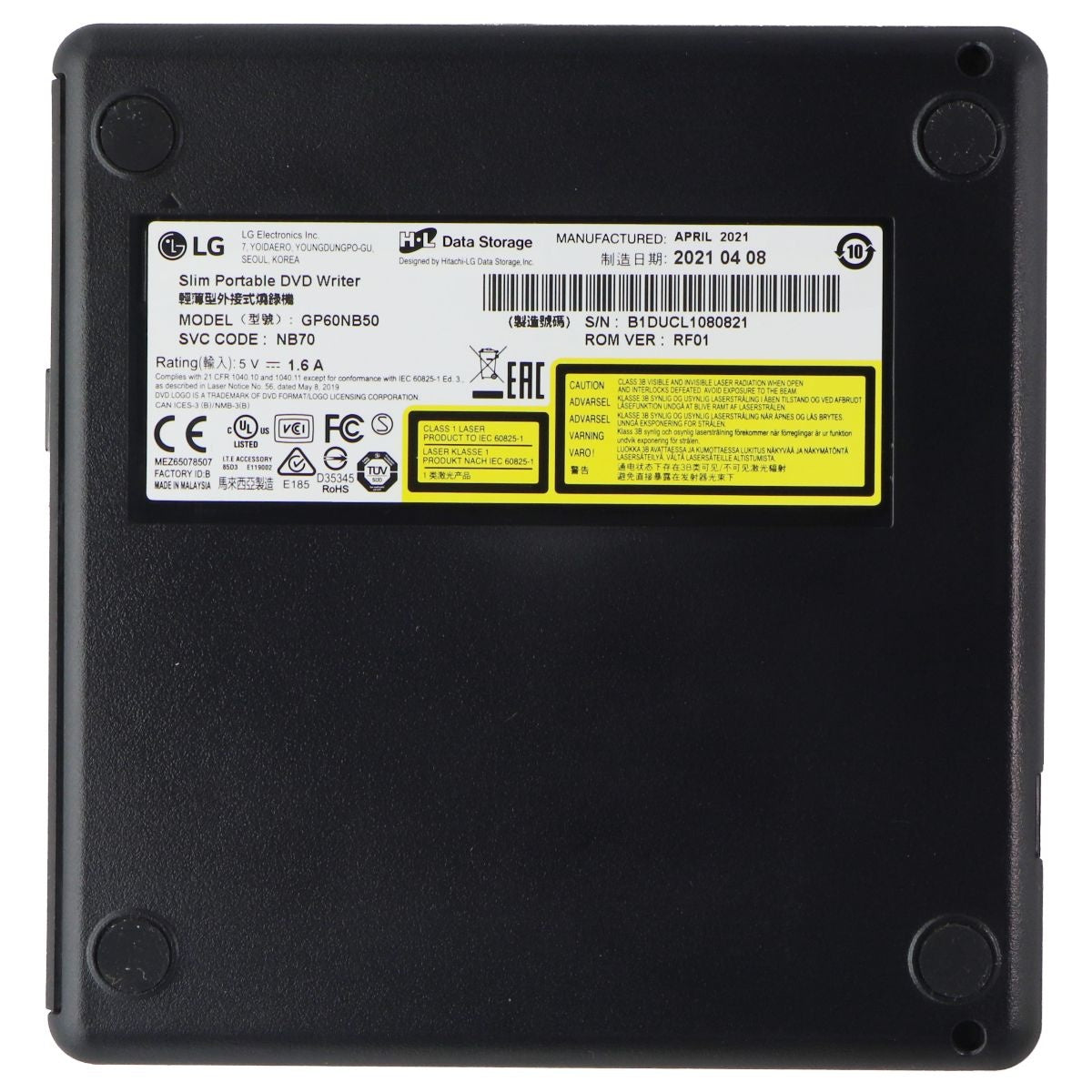 LG Electronics USB 2.0 Ultra Slim Portable DVD Rewriter & External Drive Digital Storage - External Hard Disk Drives, HDD LG    - Simple Cell Bulk Wholesale Pricing - USA Seller