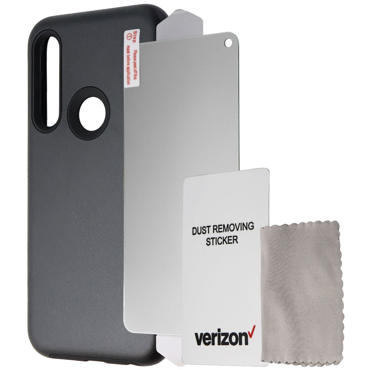 Verizon Rugged Case & Blue Light Glass (1-Pack) for Moto G Power - Black Cell Phone - Cases, Covers & Skins Verizon    - Simple Cell Bulk Wholesale Pricing - USA Seller