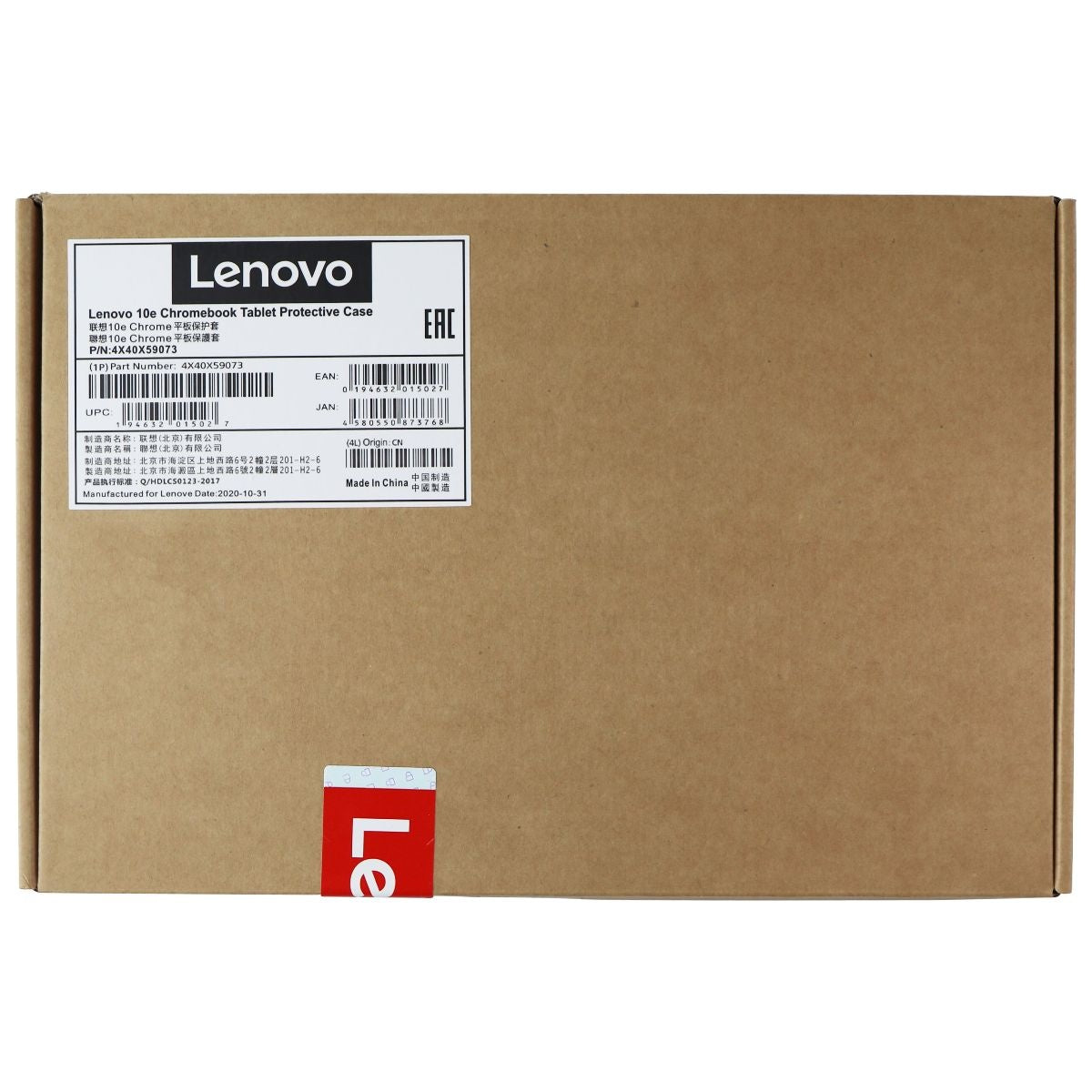 Lenovo Protective Case for Lenovo 10e Chromebook Tablet - Clear/Black iPad/Tablet Accessories - Cases, Covers, Keyboard Folios Lenovo    - Simple Cell Bulk Wholesale Pricing - USA Seller