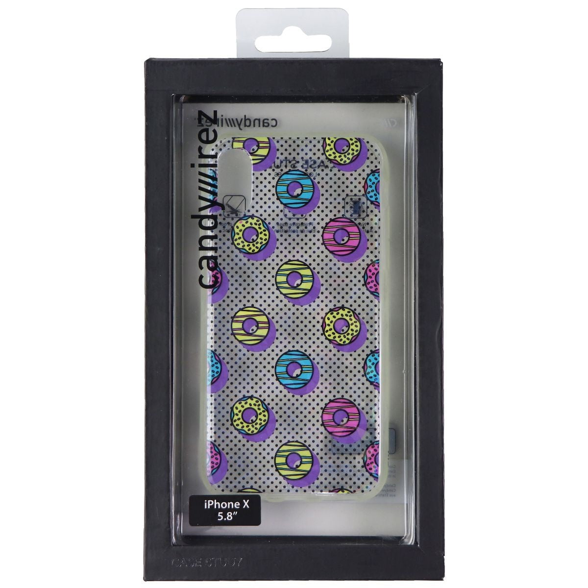 Candywirez Case Study Case for Apple iPhone XS / iPhone X - Donut Cell Phone - Cases, Covers & Skins Candywirez    - Simple Cell Bulk Wholesale Pricing - USA Seller