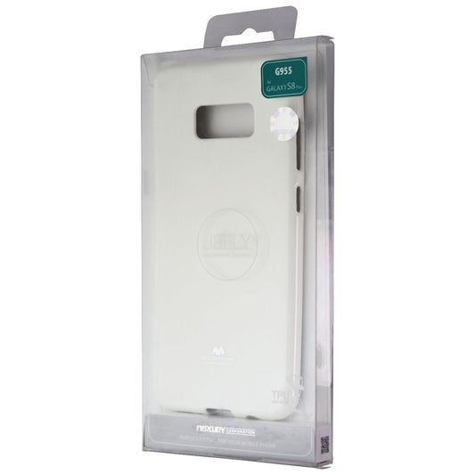 Mercury Goospery Jelly Case for Samsung Galaxy (S8+) - White/Glitter Cell Phone - Cases, Covers & Skins Mercury    - Simple Cell Bulk Wholesale Pricing - USA Seller