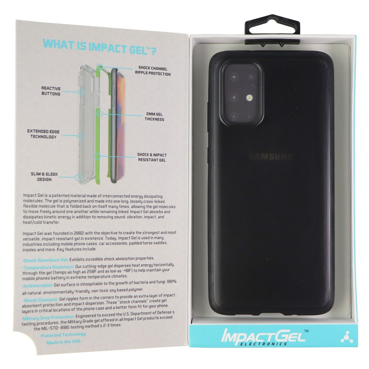 Impact Gel Crusader Chroma Series Case for Samsung Galaxy S20+ (Plus) - Black Cell Phone - Cases, Covers & Skins Impact Gel    - Simple Cell Bulk Wholesale Pricing - USA Seller