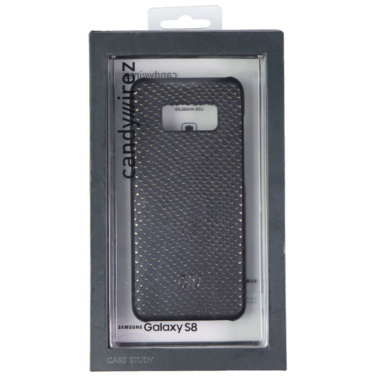 Candywirez Case Study for Samsung Galaxy S8 - Crocodile Black/Gold Cell Phone - Cases, Covers & Skins Candywirez    - Simple Cell Bulk Wholesale Pricing - USA Seller