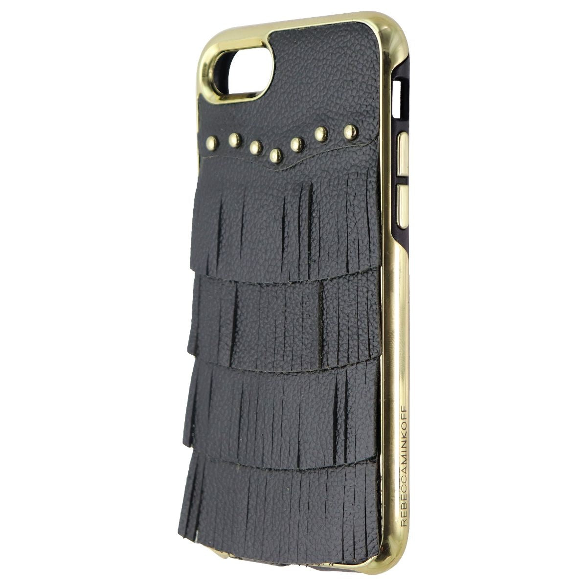 Rebecca Minkoff Case for Apple iPhone 7 - Black Leather Fringe Cell Phone - Cases, Covers & Skins Rebecca Minkoff    - Simple Cell Bulk Wholesale Pricing - USA Seller